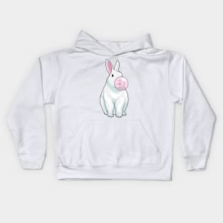 Rabbit Chewing gum Kids Hoodie